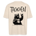 TACHCHEN BERLINER - Unisex Oversize Bio-T-Shirt - backprint - Naturweiß