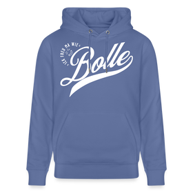 ICK FREU MA WIE BOLLE-Unisex Bio-Hoodie - Blau