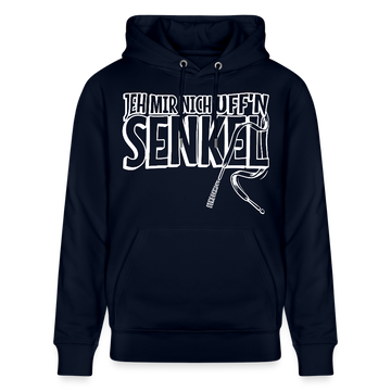 JEH MIR NICH UFFN SENKEL-Unisex Bio-Hoodie II - Navy