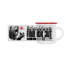 Berlin Souvenir-FIND ICK JUT-Panorama Emaille-Tasse - Weiß/Rot