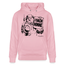 Berlin Souvenir mit Berliner Schnauze-MACH HINNE-Unisex Bio-Hoodie - Hellrosa