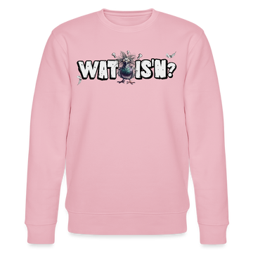 WAT IS'N?-Unisex Bio-Sweatshirt - Hellrosa