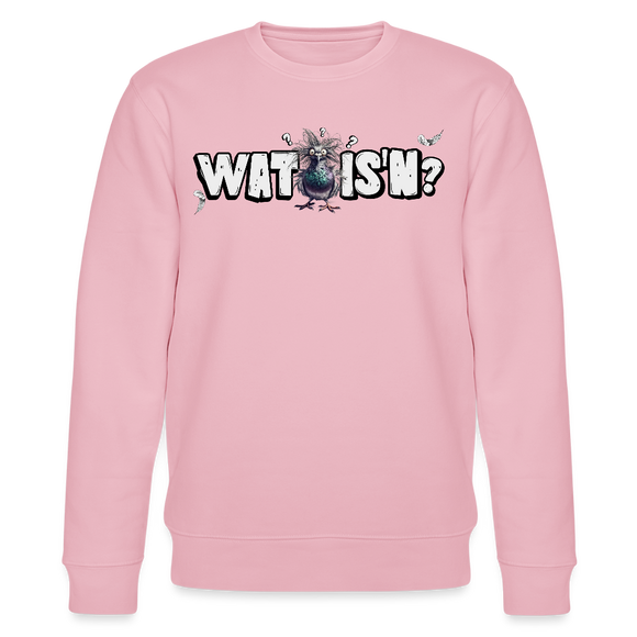 WAT IS'N?-Unisex Bio-Sweatshirt - Hellrosa