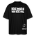 ICK MACH WAT ICK WILL-Oversized Unisex Bio T-Shirt - Schwarz