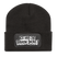 ICK HAB DIE FAXEN DICKE-Recycelte Patch Beanie - Dunkelgrau