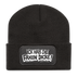 ICK HAB DIE FAXEN DICKE-Recycelte Patch Beanie - Dunkelgrau