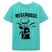 MESCHUGGE - Bio Teenager T-Shirt - Poolblau