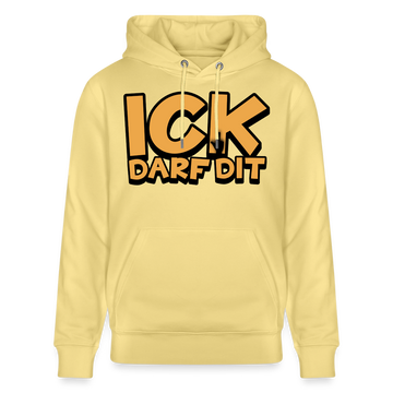ICK DARF DIT - Bio-Hoodie - Gelb Viva 