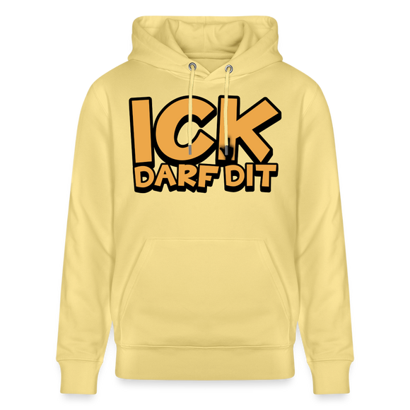 ICK DARF DIT - Bio-Hoodie - Gelb Viva 