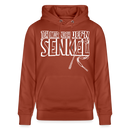 JEH MIR NICH UFFN SENKEL-Unisex Bio-Hoodie II - Terrakotta