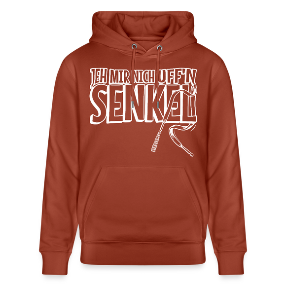 JEH MIR NICH UFFN SENKEL-Unisex Bio-Hoodie II - Terrakotta