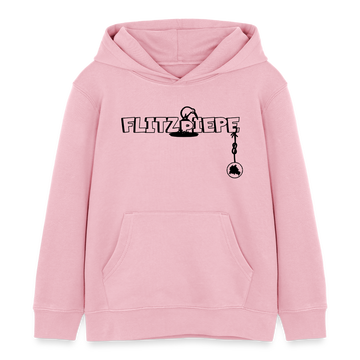 EINE FLITZPIEPE - Kinder Bio-Hoodie - Hellrosa