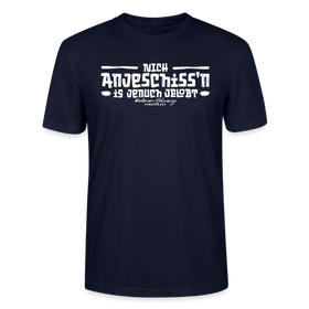 Berliner Spruch-Berliner Lob-NICH ANJESCHISSN-Unisex T-Shirt - Navy