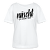 Berlin Shirt-NÜSCHT FÜR SCHWACHE NERVEN-Rundhals Frauen Bio-T-Shirt - Weiß