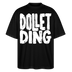 DOLLET DING-Dit Berlin Shirt mit Kodderschnauze-Oversized Unisex Bio - Schwarz
