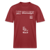 DIT ESKALIERT EH-Relaxed Fit Unisex Bio-T-Shirt - Erdrot