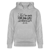 ICK KNUTSCH DIR - Unisex Bio-Hoodie - Grau meliert