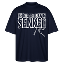 JEH MIR NICH UFFN SENKEL-Oversized Unisex Bio T-Shirt II - Navy