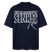 JEH MIR NICH UFFN SENKEL-Oversized Unisex Bio T-Shirt II - Navy