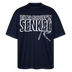 JEH MIR NICH UFFN SENKEL-Oversized Unisex Bio T-Shirt II - Navy