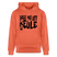 PASS MA UFF KEULE - Unisex Bio-Hoodie - Hellrot