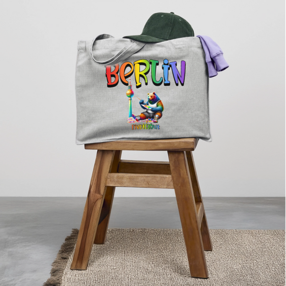 CSD BERLIN-Einkaufstasche - Grau meliert