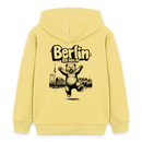 Berlin Souvenir-Kinder Bio-Hoodie-BERLIN ICK LIEBE DIR - Gelb Viva 