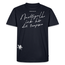 NACHTIGALL ICK HÖR DIR TRAPSEN-Männer Premium Bio T-Shirt - Navy