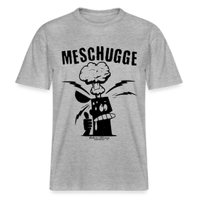 Berlin Shirt-MESCHUGGE - Relaxed Fit Unisex Bio-T-Shirt - Grau meliert