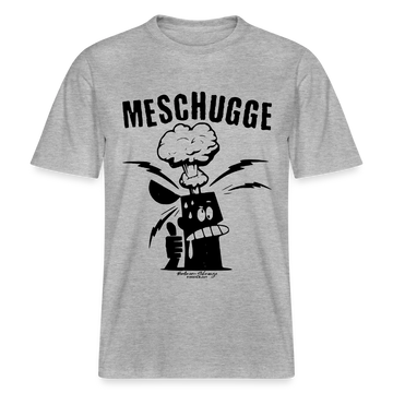 Berlin Shirt-MESCHUGGE - Relaxed Fit Unisex Bio-T-Shirt - Grau meliert