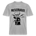 Berlin Shirt-MESCHUGGE - Relaxed Fit Unisex Bio-T-Shirt - Grau meliert