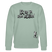 ICK BIN DA - Unisex Bio-Sweatshirt - Helles Graugrün