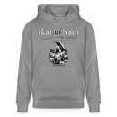 Ran an Sarch-Unisex Bio-Hoodie II - Hellgrau marmoriert