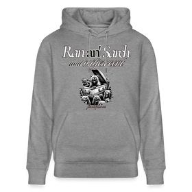 Ran an Sarch-Unisex Bio-Hoodie II - Hellgrau marmoriert