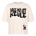 Berliner Sprüche T-Shirt-PASS MA UFF KEULE - Frauen Boxy Bio-T-Shirt - Naturweiß