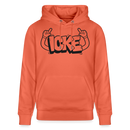 ICKE-Unisex Bio-Hoodie mit Berliner Schnauze - Hellrot