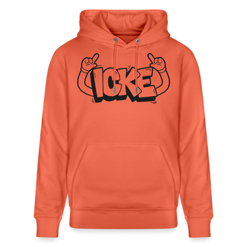 ICKE-Unisex Bio-Hoodie mit Berliner Schnauze - Hellrot