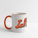 ICK ❤️DIR-Panoramatasse - Weiß/Orange