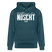 NETT KANN ICK OOCH-Unisex Bio-Hoodie - Dunkles Petrol