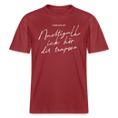 NACHTIGALL ICK HÖR DIR TRAPSEN- RELAXED FIT Unisex BIO T-Shirt - Erdrot