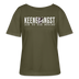 KEENE ANGST ICK TU SIE NÜSCHT-Rundhals Frauen Bio-T-Shirt II - Khaki