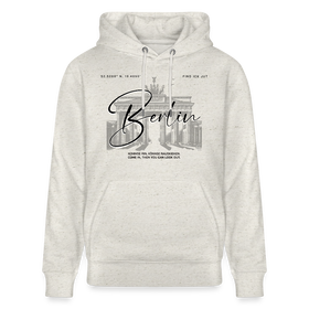 BERLIN-Unisex Bio-Hoodie - Beige meliert