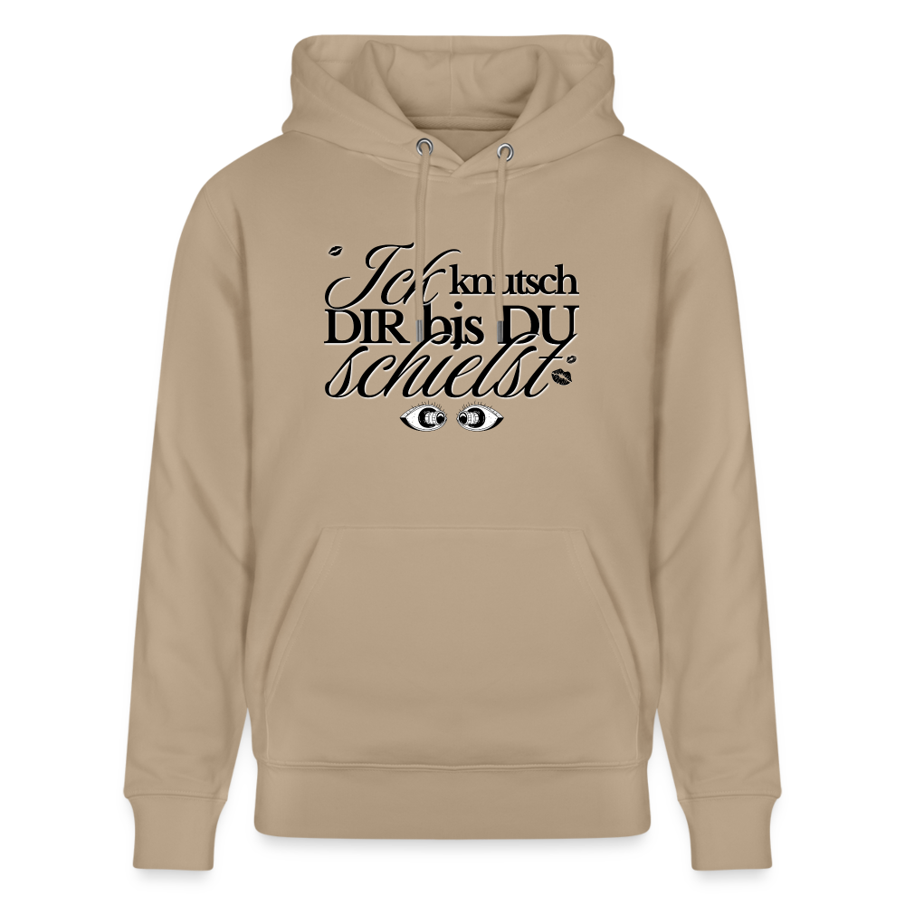 ICK KNUTSCH DIR - Unisex Bio-Hoodie - Beige