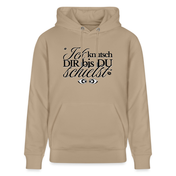 ICK KNUTSCH DIR - Unisex Bio-Hoodie - Beige