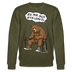 Berliner Bär und Spruch-JEH MIR NICH UFFN SENKEL-Unisex Bio-Sweatshirt - Khaki
