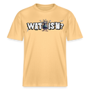 WAT IS'N?-Relaxed Fit Unisex Bio-T-Shirt - Hellgelb
