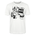 MACH HINNE Berlin T-Shirt – Unisex T-Shirt mit Skyline - Weiß
