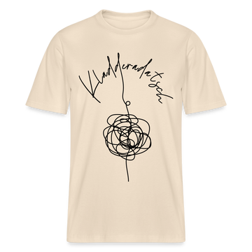 KLADDERADATSCH - Relaxed Fit Unisex Bio-T-Shirt Sparker - Naturweiß