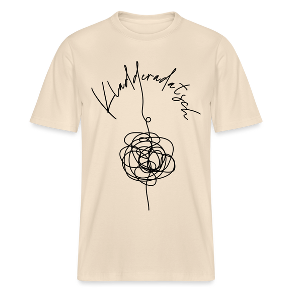KLADDERADATSCH - Relaxed Fit Unisex Bio-T-Shirt Sparker - Naturweiß