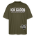 ICK GLOOB MEEN SCHWEIN PFEIFT!-Oversized Unisex Bio T-Shirt II - Khaki